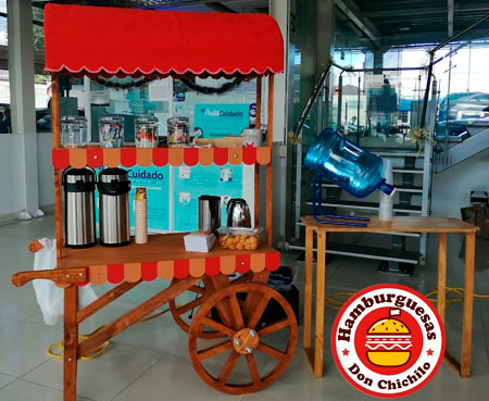 Carrito de perros calientes