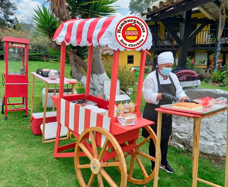 Carrito de raspados y cholados 