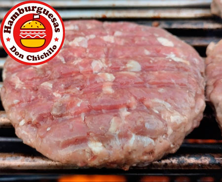 Carne Hamburguesas a la parrilla