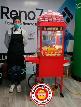 crispetas para activación de marca 