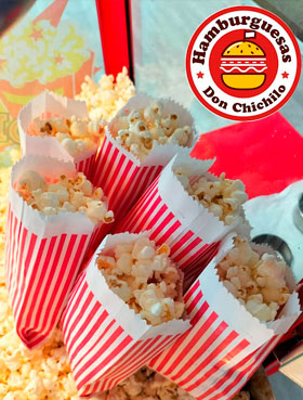 crispetas para eventos 